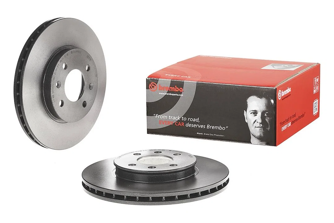09C17111C02 – BREMBO Brake Rotor, Vented One Piece Design Wheel Bolt Pattern 4 x 100 Millimeter 256 Millimeter Diamet...